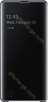 Samsung clear View Cover for Galaxy S10+ black 