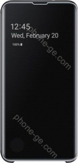 Samsung clear View Cover for Galaxy S10e black 