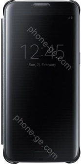 Samsung clear View Cover for Galaxy S7 Edge black 