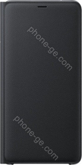 Samsung wallet Cover for Galaxy A9 (2018) black 
