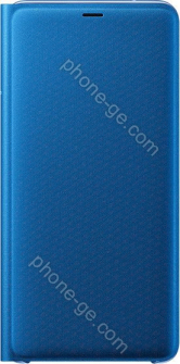 Samsung wallet Cover for Galaxy A9 (2018) blue 