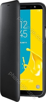 Samsung wallet Cover for Galaxy J6 (2018) black 