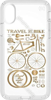 Speck Presidio clear + Print for Apple iPhone X City Bike 