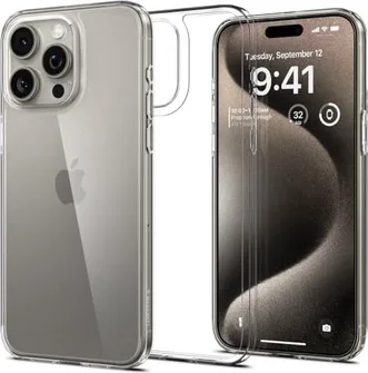 Spigen Air Skin hybrid для Apple iPhone 15 Pro Crystal clear