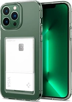 Spigen Crystal Slot для Эпл Айфон 13 Про Crystal clear