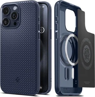 Spigen Mag Armor MagFit для Apple iPhone 15 Pro Max Navy Blue