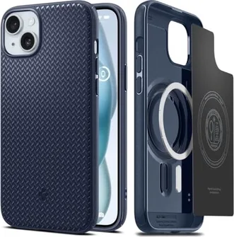 Spigen Mag Armor MagFit для Apple iPhone 15 Navy Blue
