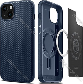 Spigen Mag Armor MagFit for Apple iPhone 15 Navy Blue 
