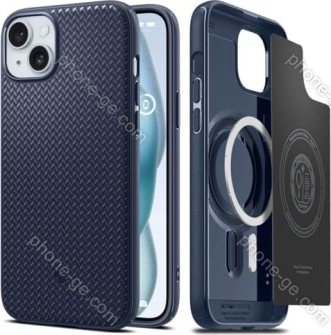 Spigen Mag Armor MagFit for Apple iPhone 15 Plus Navy Blue 