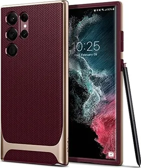 Spigen Neo hybrid для Samsung Galaxy S22 Ultra Burgundy