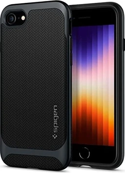 Spigen Neo hybrid Herringbone для Apple iPhone SE (2020) metal slate