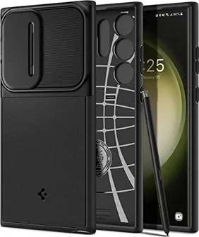 Spigen Optics Armor для Samsung Galaxy S23 Ultra black