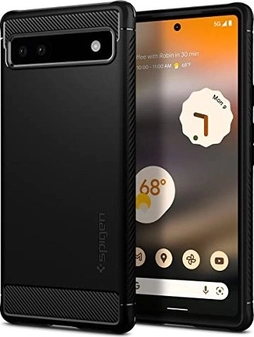 Spigen Rugged Armor для Гугл Пиксель 6a Matte черный