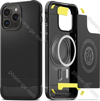 Spigen Rugged Armor MagFit for Apple iPhone 14 Pro Matte Black 