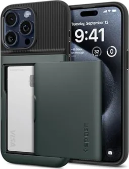 Spigen Slim Armor CS для Apple iPhone 15 Pro Max Abyss Green