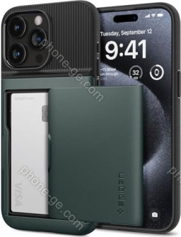 Spigen Slim Armor CS for Apple iPhone 15 Pro Abyss Green 