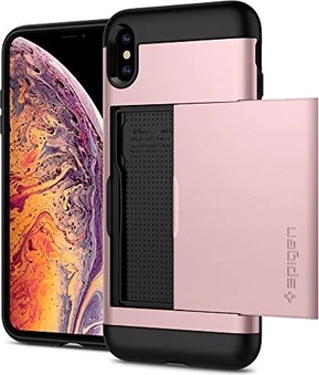Spigen Slim Armor CS для Apple iPhone XS Max розовый золотой
