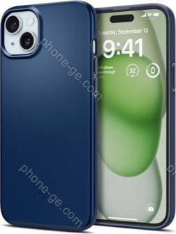 Spigen Thin Fit for Apple iPhone 15 Plus Navy Blue 