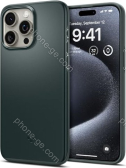 Spigen Thin Fit for Apple iPhone 15 Pro Abyss Green 
