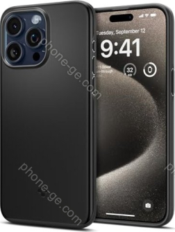 Spigen Thin Fit for Apple iPhone 15 Pro Max black 
