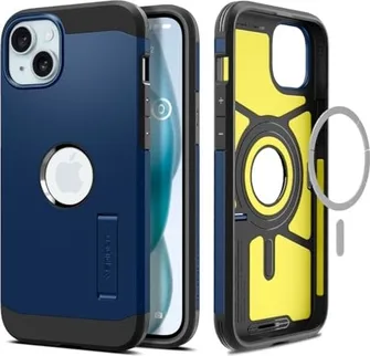 Spigen Tough Armor MagFit для Apple iPhone 15 Navy Blue