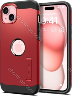 Spigen Tough Armor MagFit for Apple iPhone 15 red 