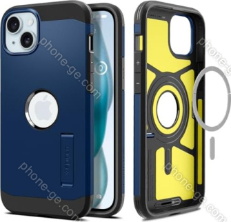 Spigen Tough Armor MagFit for Apple iPhone 15 Navy Blue 