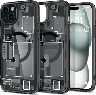 Spigen Ultra hybrid Zero One (MagFit) для Apple iPhone 15 черный