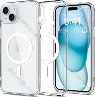 Spigen Ultra hybrid MagFit for Apple iPhone 15 Plus white 