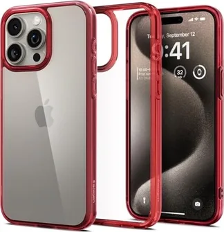 Spigen Ultra hybrid для Apple iPhone 15 Pro Deep Red