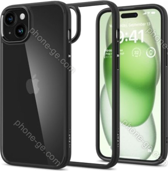 Spigen Ultra hybrid for Apple iPhone 15 Plus Matte Black 