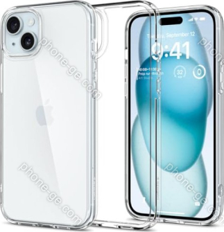 Spigen Ultra hybrid for Apple iPhone 15 Plus Crystal clear 