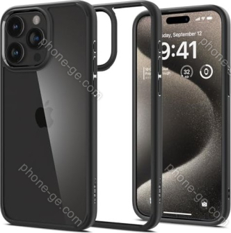 Spigen Ultra hybrid for Apple iPhone 15 Pro Max Matte Black 