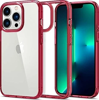 Spigen Ultra hybrid для Apple iPhone 13 Pro красный Crystal