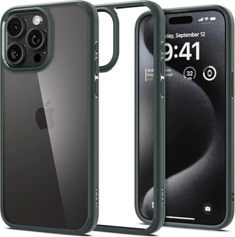 Spigen Ultra hybrid для Apple iPhone 15 Pro Max Abyss зеленый