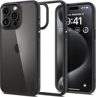Spigen Ultra hybrid для Apple iPhone 15 Pro Max Matte черный