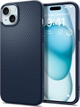 Spigen liquid Air для Apple iPhone 15 морская волна синий