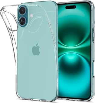 Spigen liquid Crystal для Эпл Айфон 16 Плюс Crystal clear