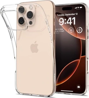 Spigen liquid Crystal для Эпл Айфон 16 Про Crystal clear