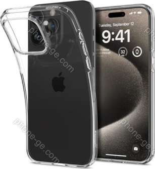 Spigen liquid Crystal for Apple iPhone 15 Pro Max Crystal clear 