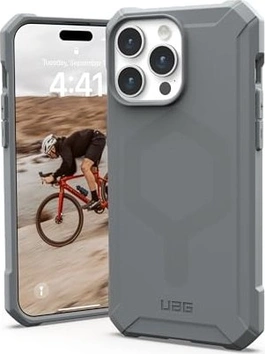 UAG Essential Armor case with MagSafe для Apple iPhone 15 Pro Max серебро