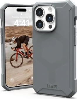 UAG Essential Armor case with MagSafe для Apple iPhone 15 Pro серебро