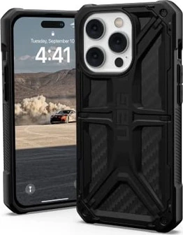 UAG Monarch case для Эпл Айфон 14 Про carbon Fiber