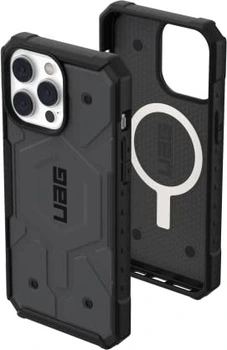 UAG Pathfinder case with MagSafe для Эпл Айфон 14 Про Макс серебро