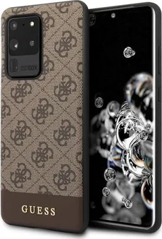 Guess Hard Cover 4G Stripe для Samsung Galaxy S20 Ultra Brown