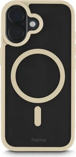 Hama чехол для телефона Frame Protect magnetisch для Apple iPhone 17 Transparent/Beige