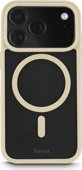 Hama чехол для телефона Frame Protect magnetisch для Apple iPhone 17 Pro Transparent/Beige