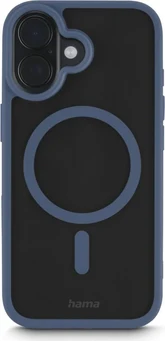 Hama чехол для телефона Frame Protect magnetisch для Apple iPhone 17 Transparent/Blue