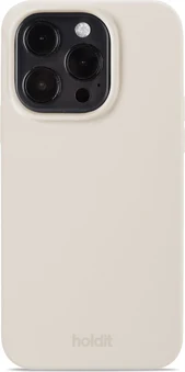 Holdit Silicone Case для Apple iPhone 15 Pro light Beige
