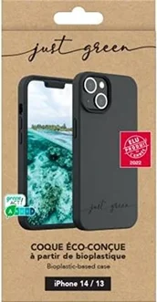 Just Green Eco Friendly Case для Apple iPhone 14 Black